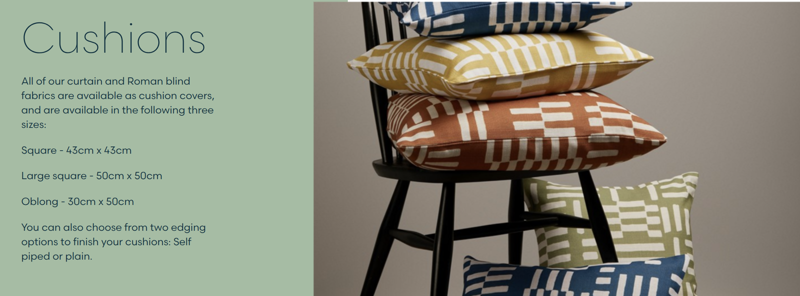 matching cushions