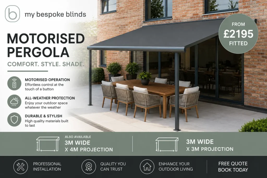 motorised pergola